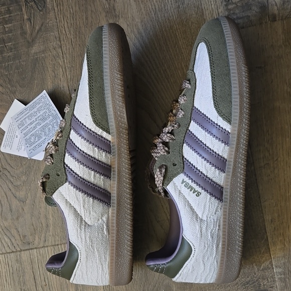 Adidas Samba OG Legacy Purple Olive Strata Womens 7.5 Mens 6.5 NEW IN BOX - Picture 3 of 10